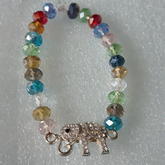 Lucky elephants Australia Crystals bracelet - Picture 1 of 2